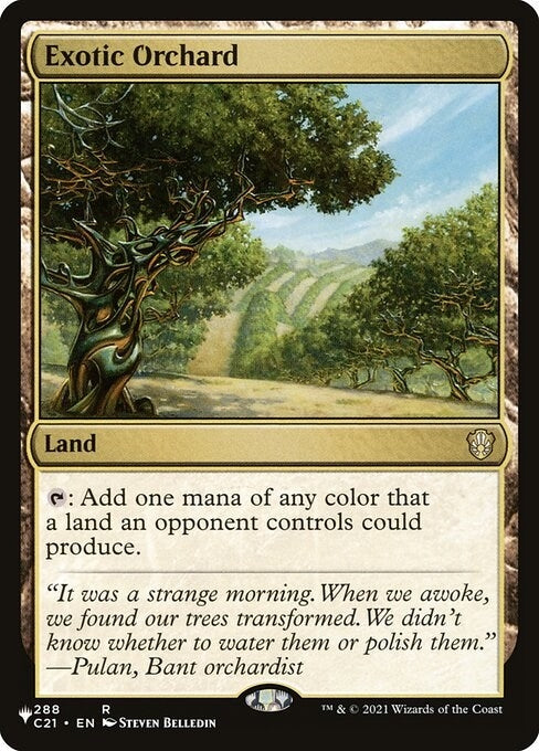 Image for Exotic Orchard (C21) (The List Reprints) (288) - Magic: The Gathering