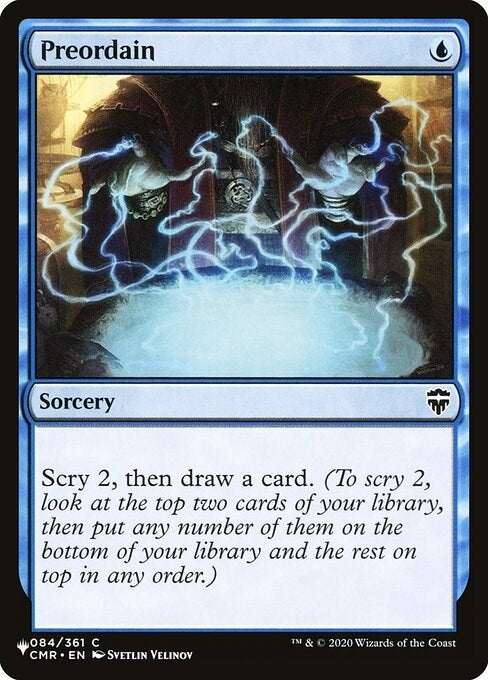 Image for Preordain (CMR) (The List Reprints) (84) - Magic: The Gathering
