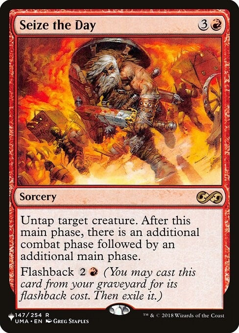 Image for Seize the Day (The List Reprints) (147) - Magic: The Gathering