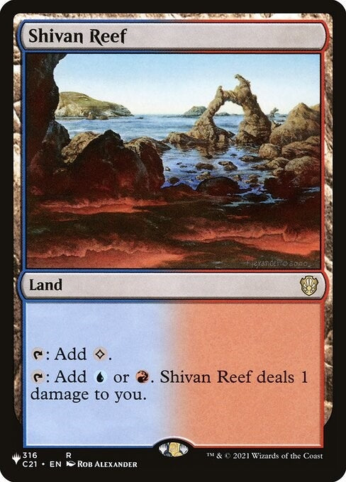 Image for Shivan Reef (The List Reprints) (316) - Magic: The Gathering