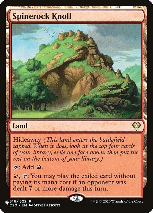 Image for Spinerock Knoll (The List Reprints) (316) - Magic: The Gathering