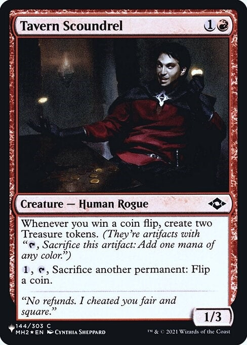 Image for Tavern Scoundrel (The List Reprints) (144) - Magic: The Gathering