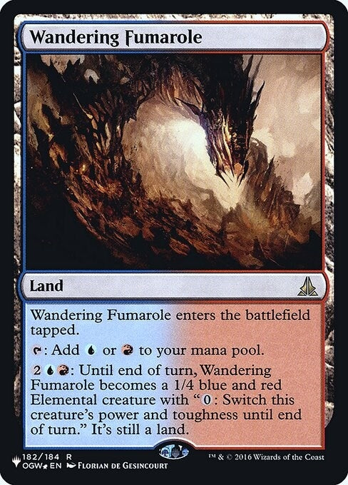 Image for Wandering Fumarole (The List Reprints) (182) - Magic: The Gathering