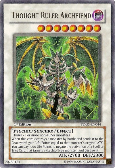 Image for Thought Ruler Archfiend (The Duelist Genesis) (TDGS-EN044) - YuGiOh