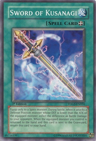 Image for Sword of Kusanagi (The Duelist Genesis) (TDGS-EN054) - YuGiOh