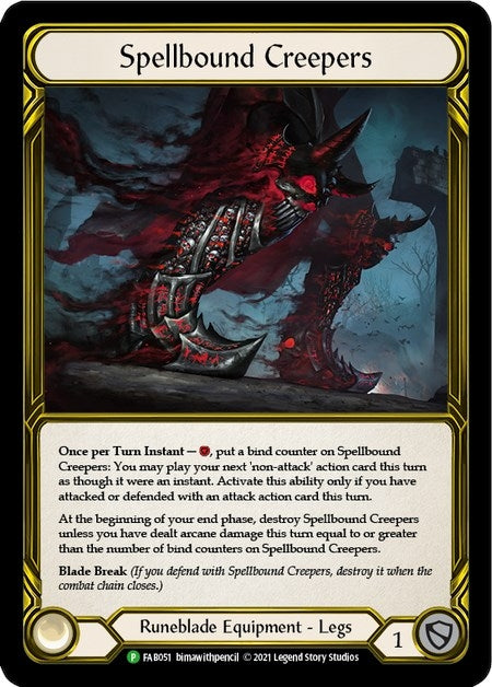 Image for Spellbound Creepers (Golden)  - FAB051 (Flesh and Blood: Promo Cards) (FAB051) - Flesh and Blood TCG
