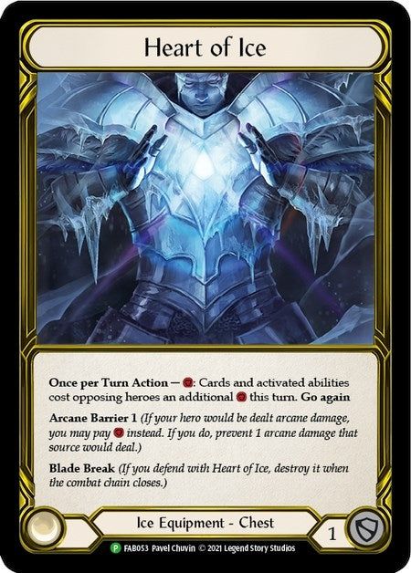 Image for Heart of Ice (Golden) - FAB053 (Flesh and Blood: Promo Cards) (FAB053) - Flesh and Blood TCG