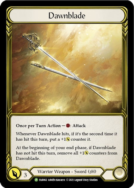 Image for Dawnblade (Golden) - FAB062 (Flesh and Blood: Promo Cards) (FAB062) - Flesh and Blood TCG