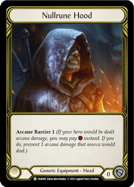 Image for Nullrune Hood (Golden) - FAB068 (Flesh and Blood: Promo Cards) (FAB068) - Flesh and Blood TCG