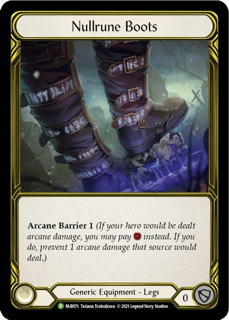 Image for Nullrune Boots (Golden) - FAB071 (Flesh and Blood: Promo Cards) (FAB071) - Flesh and Blood TCG