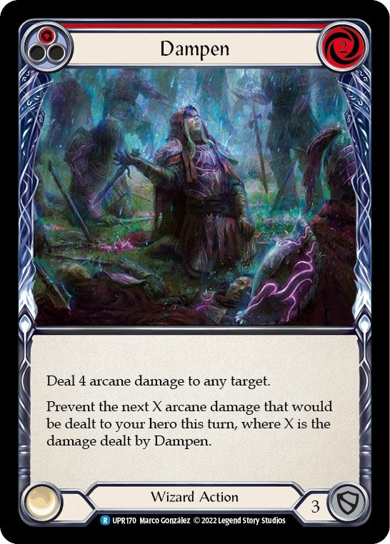 Image for Dampen (Red) (Uprising) (UPR170) - Flesh and Blood TCG