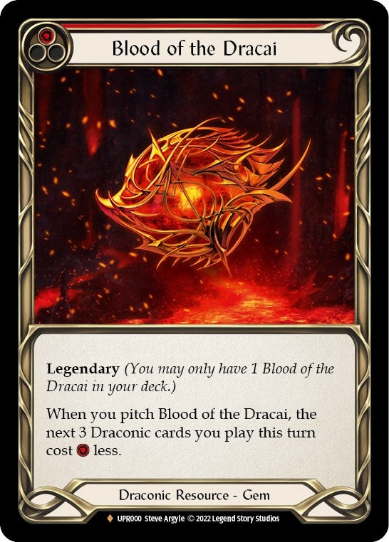Image for Blood of the Dracai (Uprising) (UPR000) - Flesh and Blood TCG