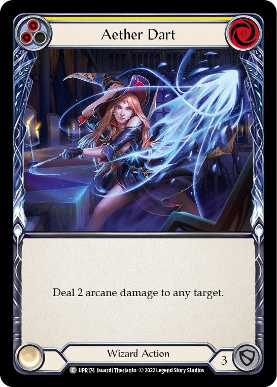 Image for Aether Dart (Yellow) (Uprising) (UPR174) - Flesh and Blood TCG