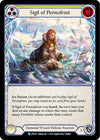 Image for Sigil of Permafrost (Yellow) (Uprising) (UPR107) - Flesh and Blood TCG