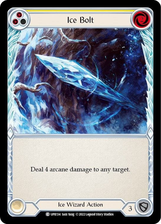 Image for Ice Bolt (Yellow) (Uprising) (UPR134) - Flesh and Blood TCG