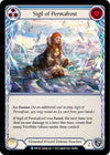 Image for Sigil of Permafrost (Blue) (Uprising) (UPR108) - Flesh and Blood TCG