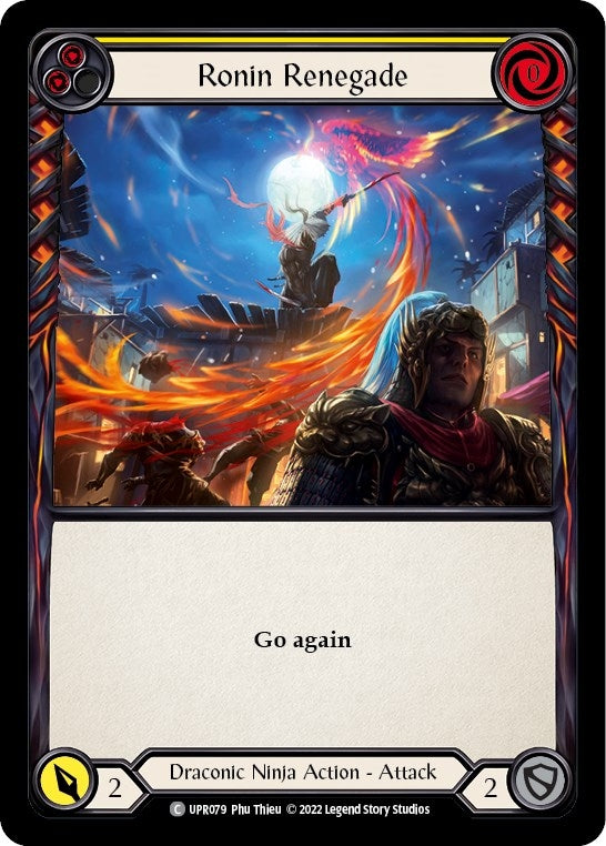 Image for Ronin Renegade (Yellow) (Uprising) (UPR079) - Flesh and Blood TCG