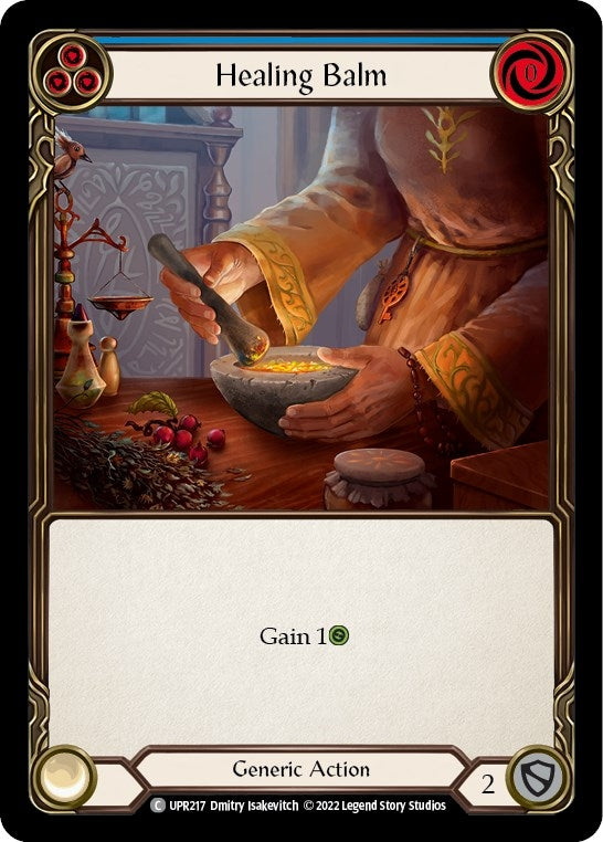 Image for Healing Balm (Blue) (Uprising) (UPR217) - Flesh and Blood TCG