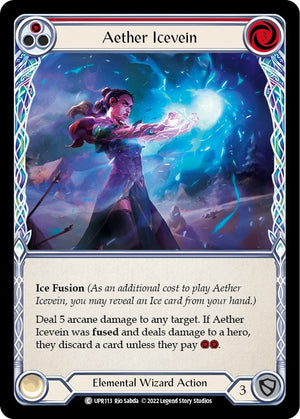 Image for Aether Icevein (Red) (Uprising) (UPR113) - Flesh and Blood TCG