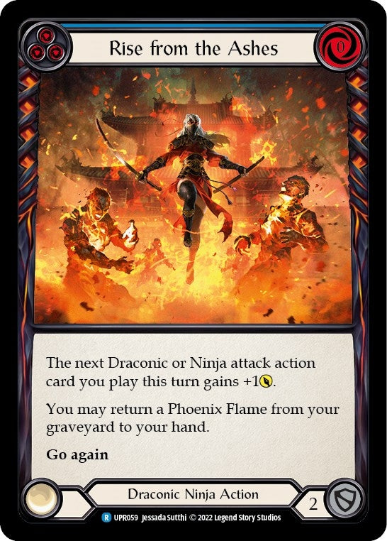 Image for Rise from the Ashes (Blue) (Uprising) (UPR059) - Flesh and Blood TCG