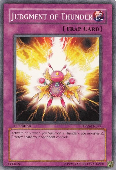 Image for Judgment of Thunder (The Duelist Genesis) (TDGS-EN077) - YuGiOh