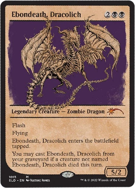Image for Ebondeath, Dracolich (Showcase) (Secret Lair Drop Series) (1014) - Magic: The Gathering