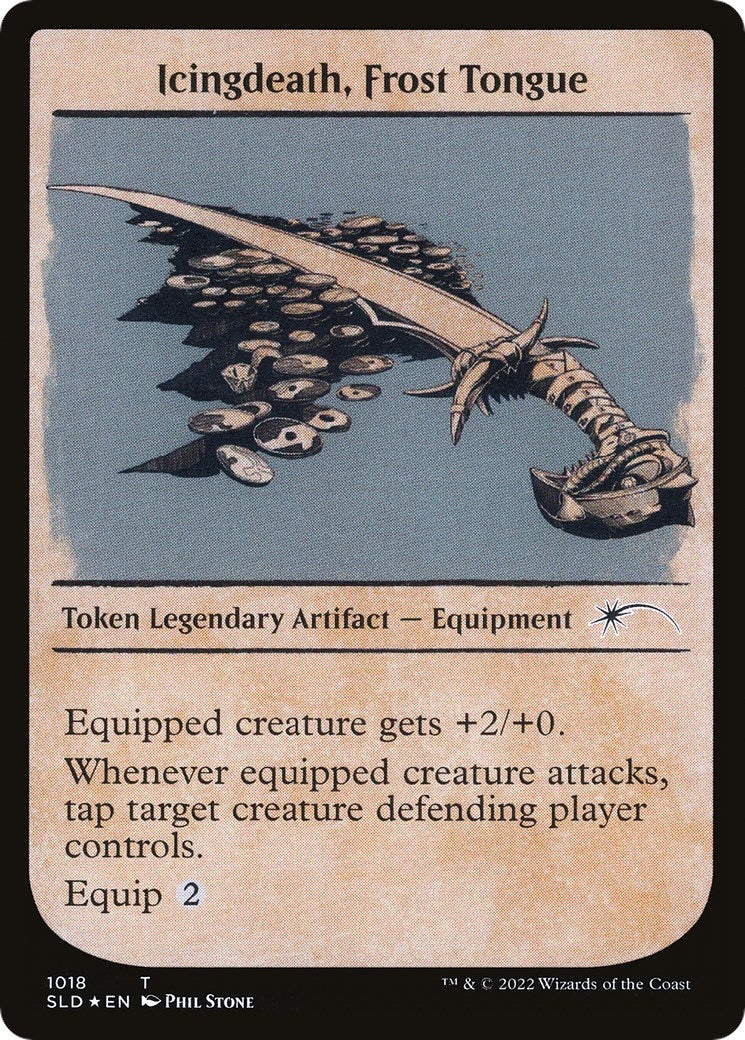Image for Icingdeath, Frost Tongue Token (Showcase) (Secret Lair Drop Series) (1018) - Magic: The Gathering