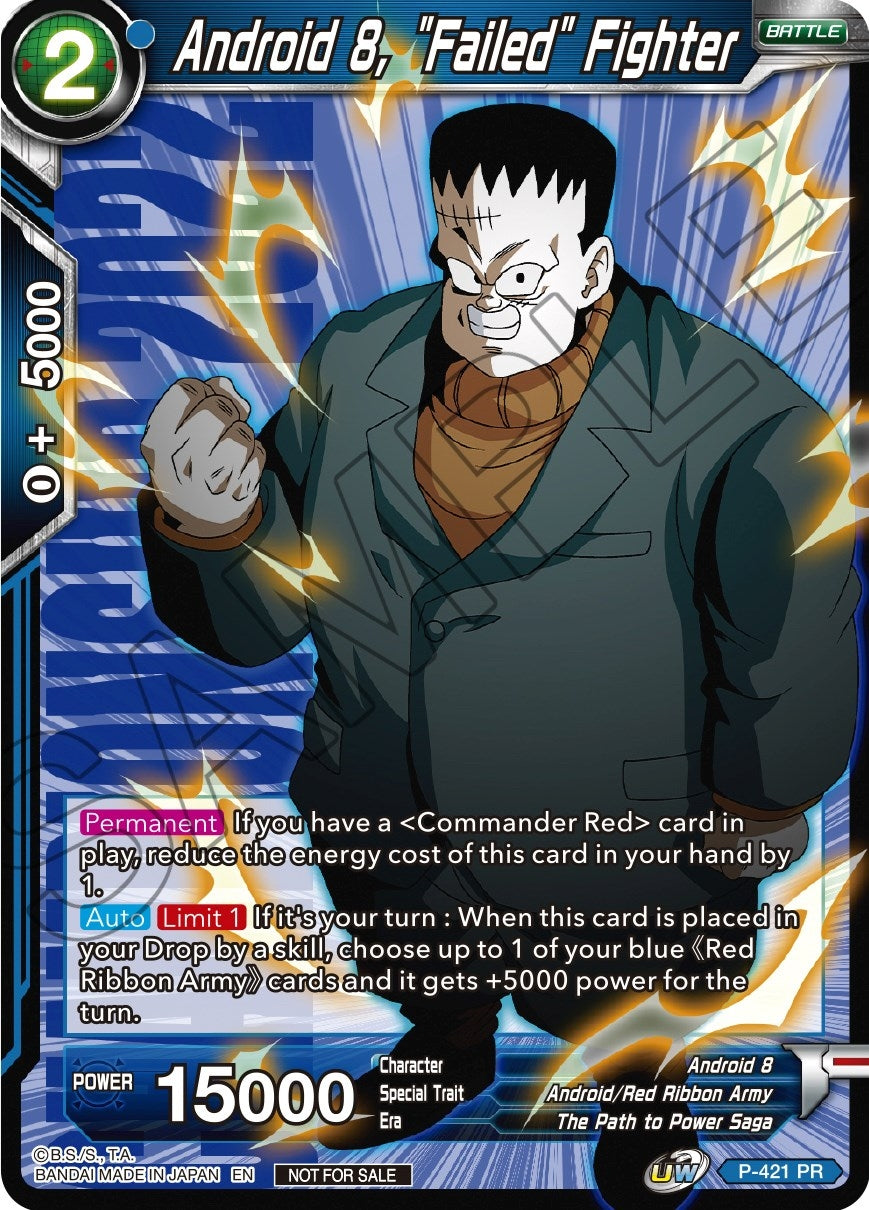 Image for Android 8, "Failed" Fighter (Championship Pack 2022 Vol.2) (Promotion Cards) (P-421) - Dragon Ball Super: Masters