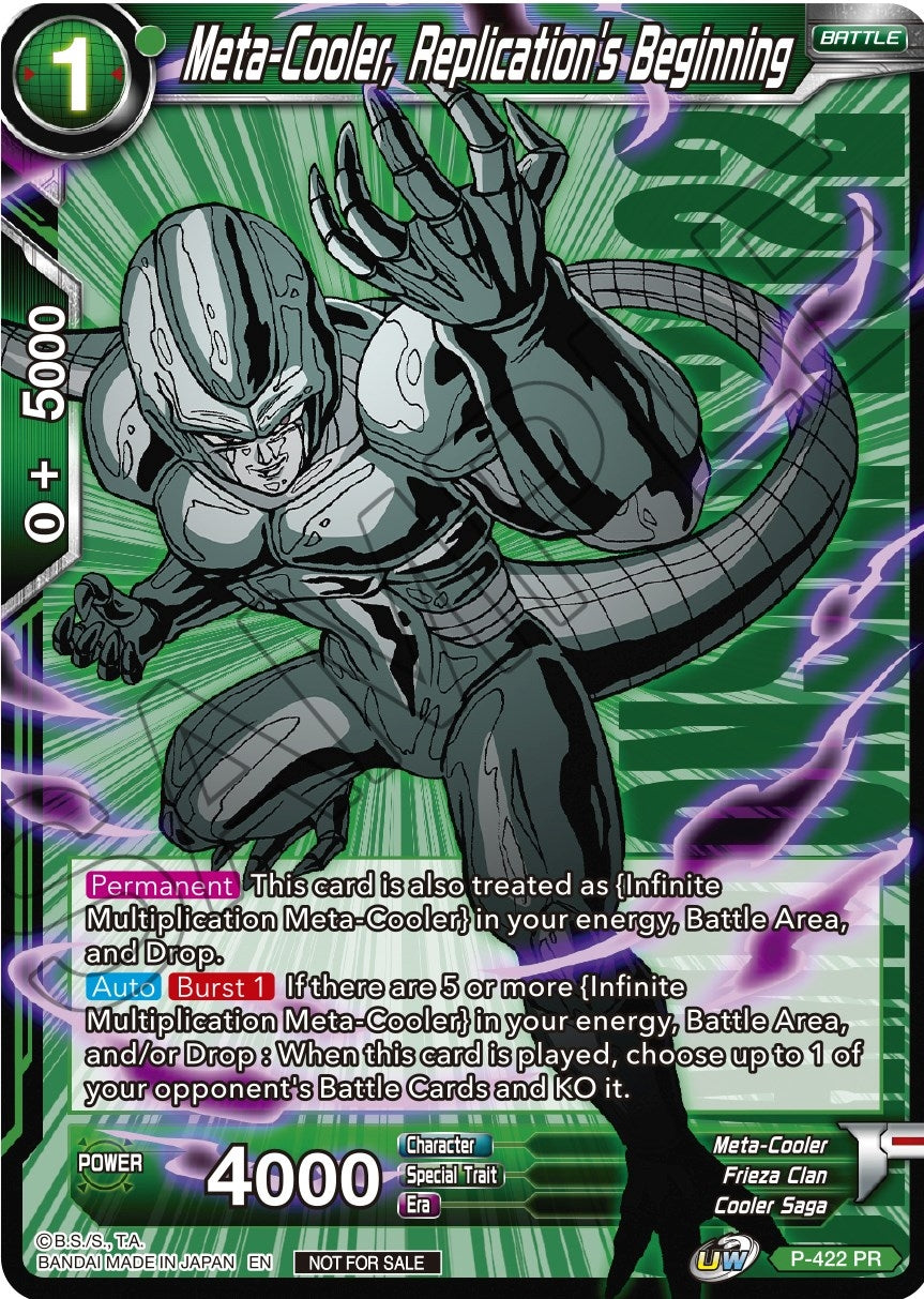 Image for Meta-Cooler, Replication's Beginning (Championship Pack 2022 Vol.2) (Promotion Cards) (P-422) - Dragon Ball Super: Masters