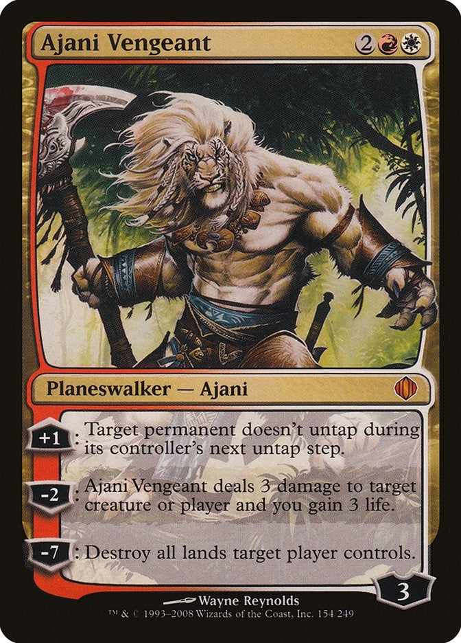 Image for Ajani Vengeant (Shards of Alara) (154) - Magic: The Gathering