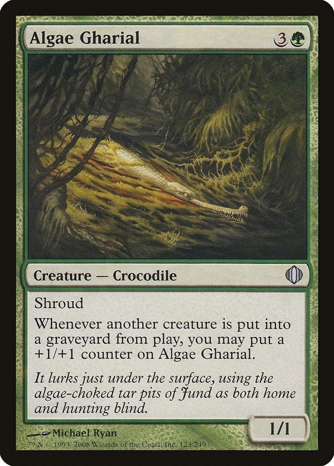 Image for Algae Gharial (Shards of Alara) (123) - Magic: The Gathering