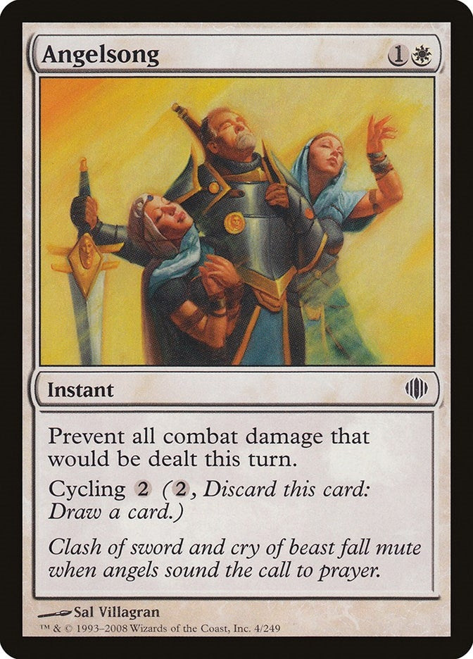 Image for Angelsong (Shards of Alara) (4) - Magic: The Gathering