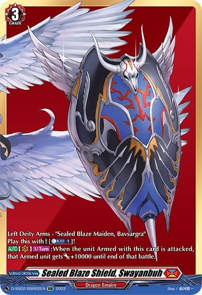 Image for Sealed Blaze Shield, Swayanbuh (BSR) (D-SS02: Festival Collection 2022) (D-SS02/BSR02EN) - Cardfight Vanguard