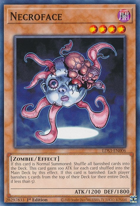Image for Necroface (Legendary Duelists: Season 3) (LDS3-EN006) - YuGiOh