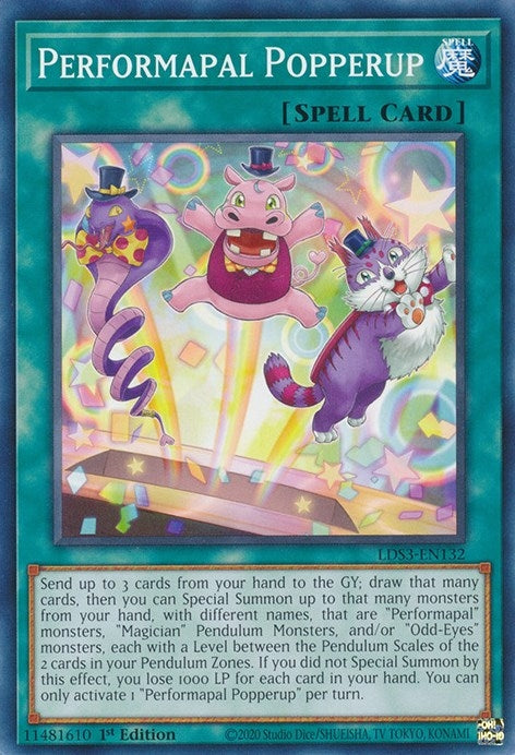 Image for Performapal Popperup (Legendary Duelists: Season 3) (LDS3-EN132) - YuGiOh