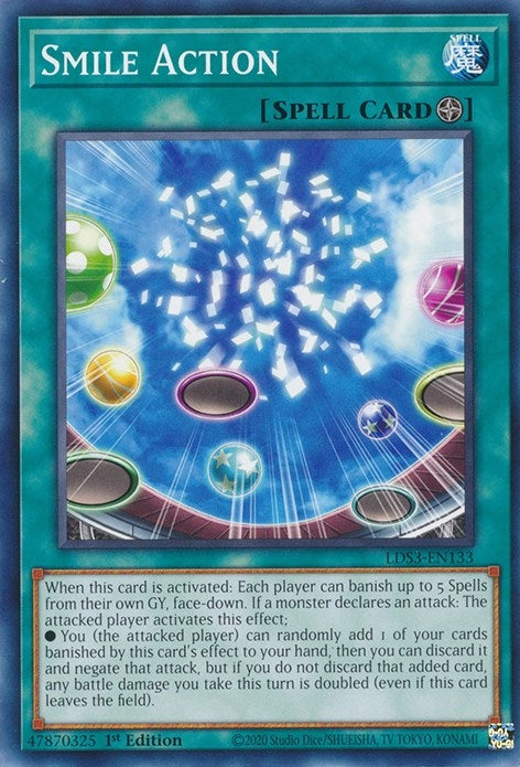 Image for Smile Action (Legendary Duelists: Season 3) (LDS3-EN133) - YuGiOh