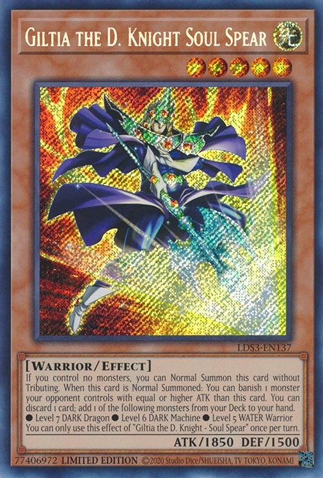 Image for Giltia the D. Knight Soul Spear (Legendary Duelists: Season 3) (LDS3-EN137) - YuGiOh