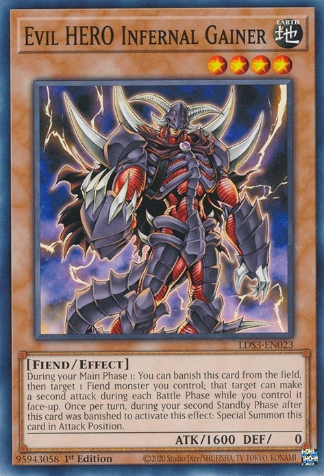 Image for Evil HERO Infernal Gainer (Legendary Duelists: Season 3) (LDS3-EN023) - YuGiOh
