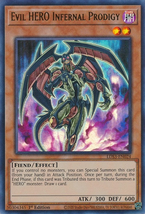 Image for Evil HERO Infernal Prodigy (Legendary Duelists: Season 3) (LDS3-EN024) - YuGiOh