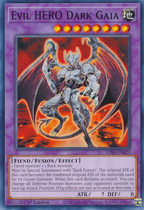 Image for Evil HERO Dark Gaia (Legendary Duelists: Season 3) (LDS3-EN029) - YuGiOh