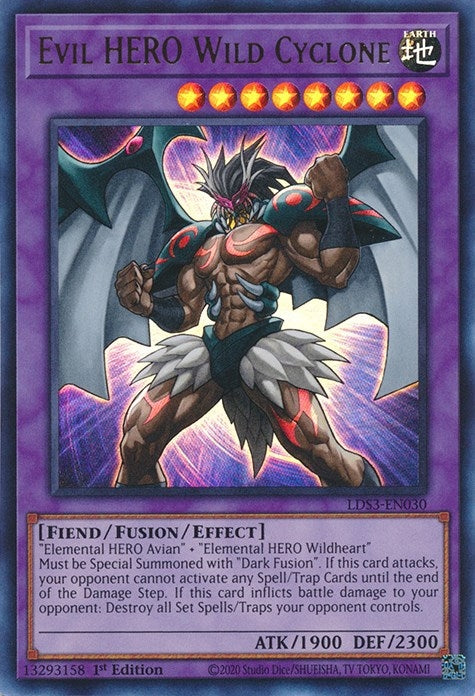 Image for Evil HERO Wild Cyclone (Legendary Duelists: Season 3) (LDS3-EN030) - YuGiOh