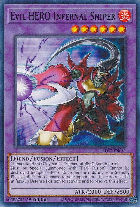 Image for Evil HERO Infernal Sniper (Legendary Duelists: Season 3) (LDS3-EN031) - YuGiOh