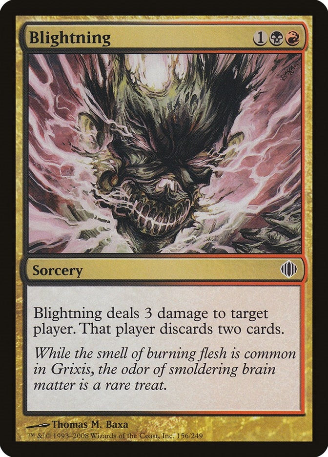 Image for Blightning (Shards of Alara) (156) - Magic: The Gathering