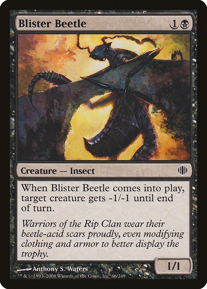 Image for Blister Beetle (Shards of Alara) (66) - Magic: The Gathering