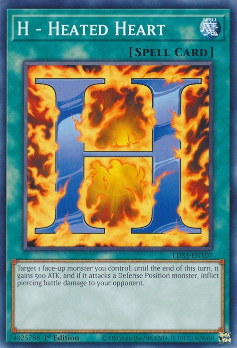 Image for H - Heated Heart (Legendary Duelists: Season 3) (LDS3-EN107) - YuGiOh