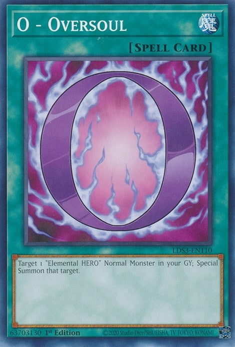 Image for O - Oversoul (Legendary Duelists: Season 3) (LDS3-EN110) - YuGiOh