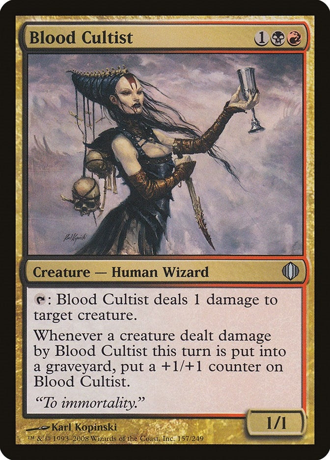 Image for Blood Cultist (Shards of Alara) (157) - Magic: The Gathering