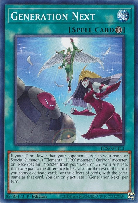 Image for Generation Next (Legendary Duelists: Season 3) (LDS3-EN113) - YuGiOh