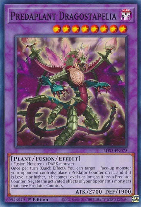 Image for Predaplant Dragostapelia (Legendary Duelists: Season 3) (LDS3-EN075) - YuGiOh