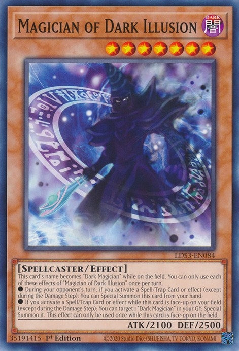 Image for Magician of Dark Illusion (Legendary Duelists: Season 3) (LDS3-EN084) - YuGiOh